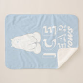 Ice Bear Knows Sherpa Deken (Voorkant (horizontaal))