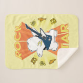 Ice Bear - Rock Star Sherpa Deken (Voorkant (horizontaal))