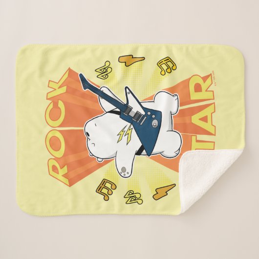 Ice Bear - Rock Star Sherpa Deken (Voorkant (horizontaal))