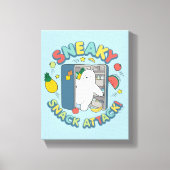 Ice Bear - Sneaky Snack Attack! Canvas Afdruk (Voorkant)