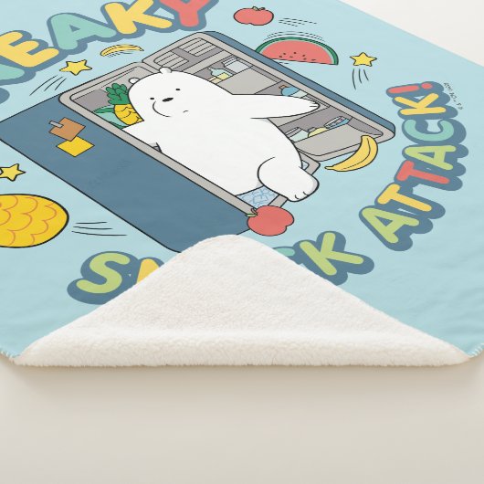 Ice Bear - Sneaky Snack Attack! Sherpa Deken (3/4)