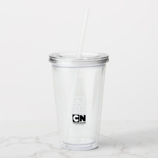 Ice Beer Knows Acryl Drinkbeker (Achterkant)