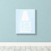 Ice Beer Knows Canvas Afdruk (Insitu (Houten vloer))