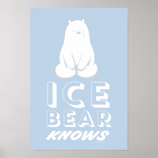 Ice Beer Knows Poster (Voorkant)