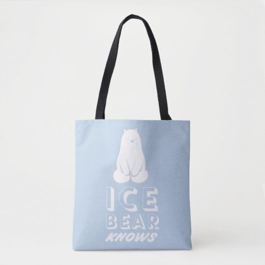 Ice Beer Knows Tote Bag (Voorkant)