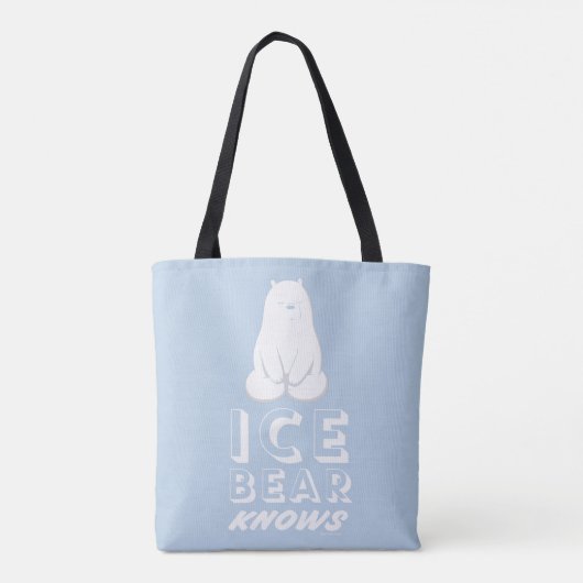 Ice Beer Knows Tote Bag (Achterkant)