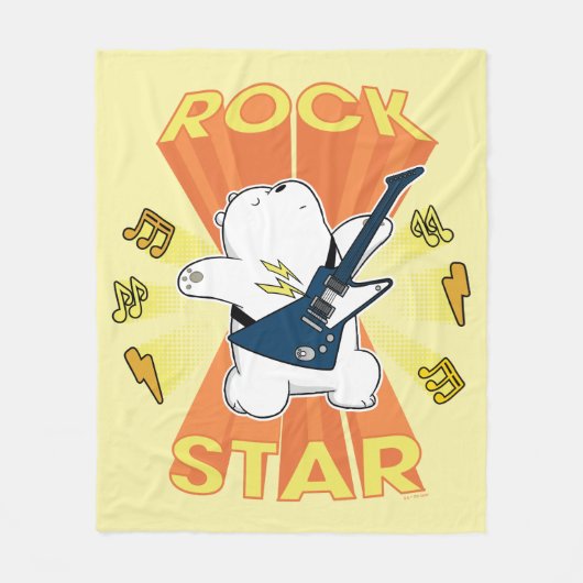 Ice Beer - Rock Star Fleece Deken (Voorkant)