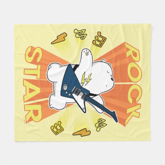 Ice Beer - Rock Star Fleece Deken (Voorkant (Horizontaal))