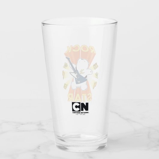 Ice Beer - Rock Star Glas (Achterkant)