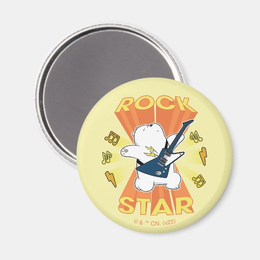 Ice Beer - Rock Star Magneet (Voorkant / Achterkant)