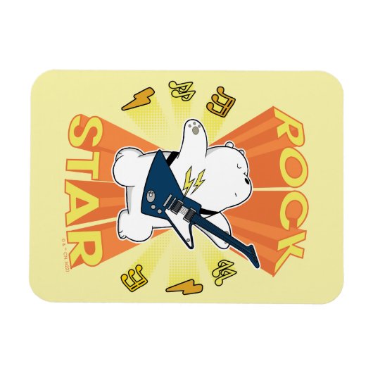 Ice Beer - Rock Star Magneet (Horizontaal)