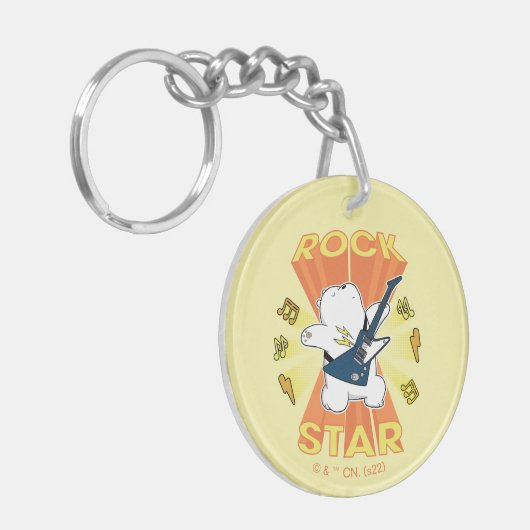 Ice Beer - Rock Star Sleutelhanger (Voorkant Links)