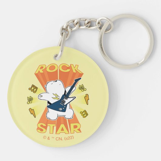 Ice Beer - Rock Star Sleutelhanger (Achterkant)