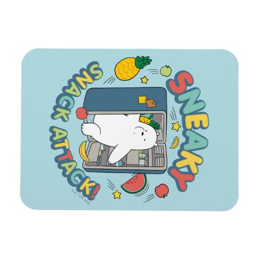 Ice Beer - Sneaky Snack Attack! Magneet (Horizontaal)