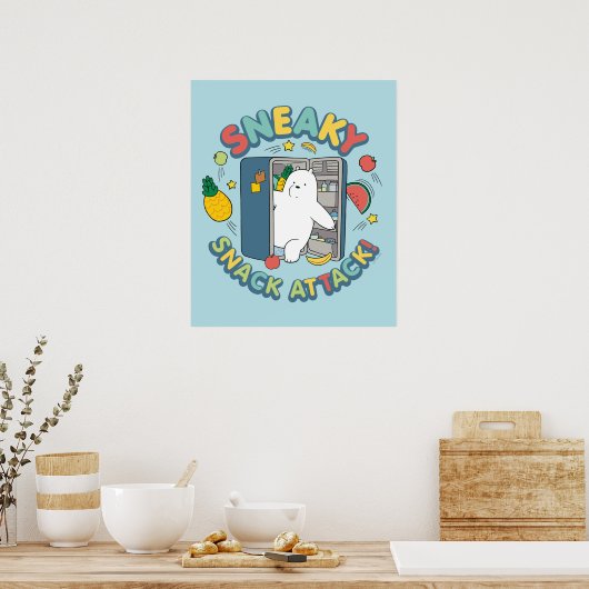 Ice Beer - Sneaky Snack Attack! Poster (Keuken)