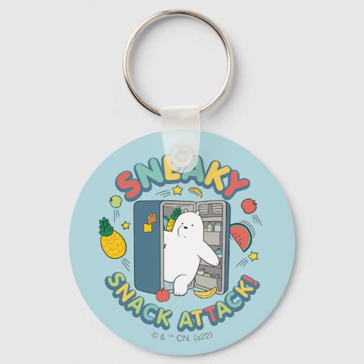 Ice Beer - Sneaky Snack Attack! Sleutelhanger (Voorkant)