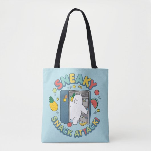 Ice Beer - Sneaky Snack Attack! Tote Bag (Voorkant)