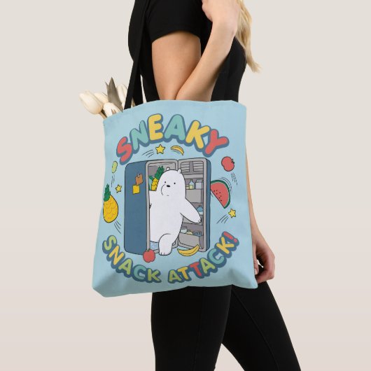 Ice Beer - Sneaky Snack Attack! Tote Bag (Dichtbij)