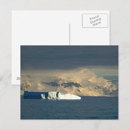 Ice Berg aan het begin van de Drake Passage Briefkaart (Voorkant / Achterkant)