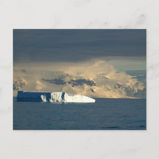 Ice Berg aan het begin van de Drake Passage Briefkaart (Voorkant)
