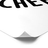 Ice-berg Funny Cheeseburger Pun Poster (Hoek)