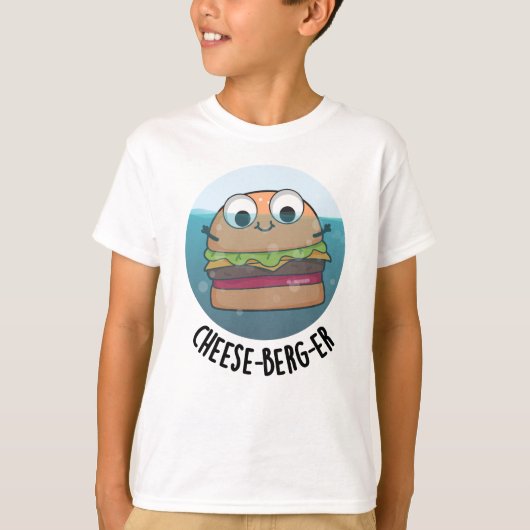 Ice-berg Funny Cheeseburger Pun T-shirt (Voorkant)