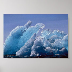 Ice Berg of Floating Ice Poster