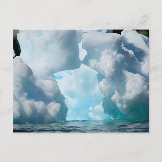 Ice Bergs voor de zuidelijke punt van het Zuiden Briefkaart (Voorkant)