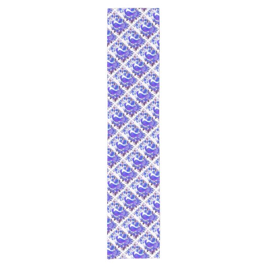 Ice bird petrykivka okraankunst korte tafelloper (Voorkant)