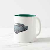 Ice Blue 62 Impala Tweekleurige Koffiemok (Voorkant rechts)