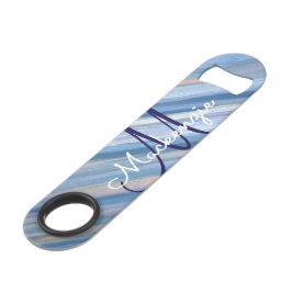 Ice-Blue Bar | Kool Icy Silver Peach Speed Flessenopener