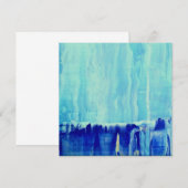 "Ice Blue" Bedankkaart (Voorkant / Achterkant)