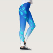 Ice Blue Beer Paws - Leggings (Rechts)