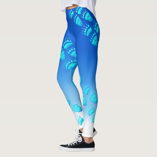 Ice Blue Beer Paws - Leggings (Links)