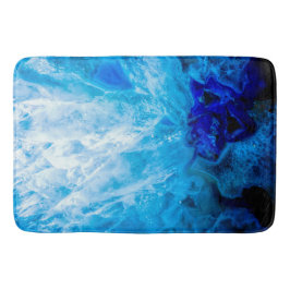 Ice Blue Crystal Gem Gemstone Agate Quartz Badmat