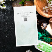 Ice Blue Crystals Salon Spa Paper Guest Towels Servet