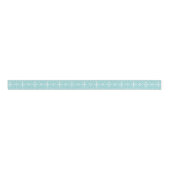 Ice Blue en White Nordic Sweater Pattern Grosgrain Lint (Voorkant)