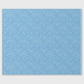 Ice Blue Glitter Cadeaupapier (Vlak)