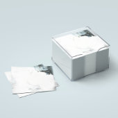 Ice Blue Grey Black Marmer Achtergrond Post-it® Notes