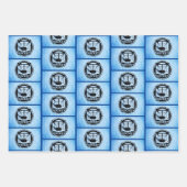 Ice Blue Hockey Inpakpapier Vel (Voorkant 2)