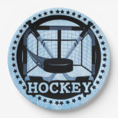 Ice Blue Hockey Papieren Bordje (Voorkant)