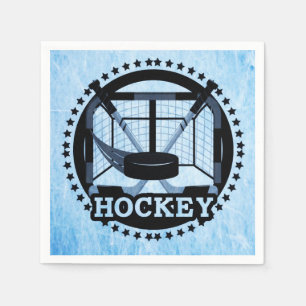 Ice Blue Hockey Servet