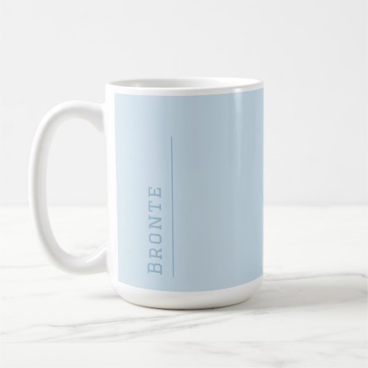 Ice Blue - Kleur Flow monogram Koffiemok (Links)