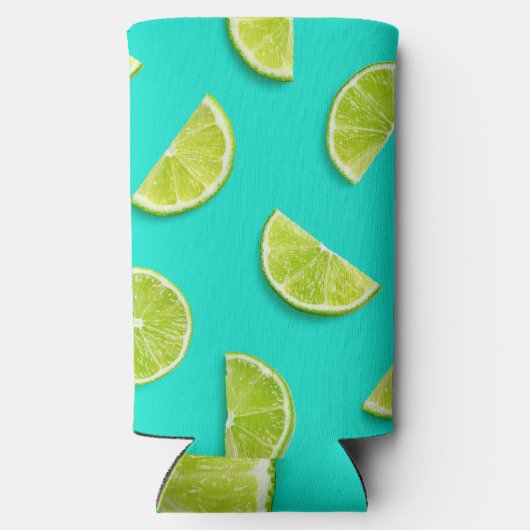 Ice Blue Limoen Fruit Summer Seltzer Blikjeskoeler (Achterkant)