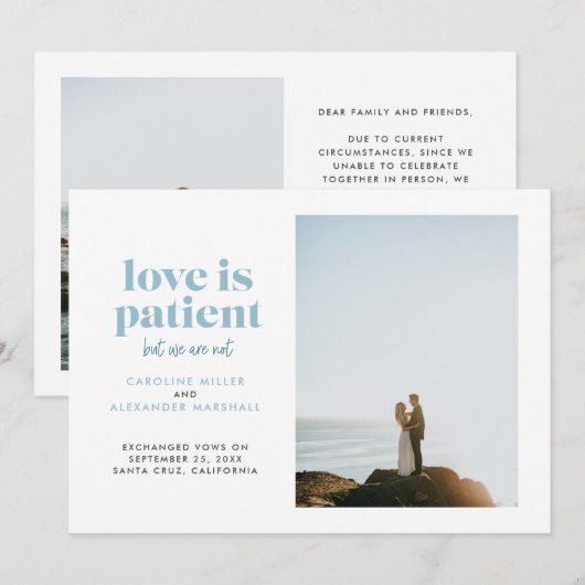 Ice Blue Love is een patiënt, maar we zijn niet op Aankondiging (Voorkant / Achterkant)