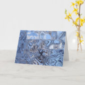 "ICE BLUE" NB Kaart (Gele Bloem)