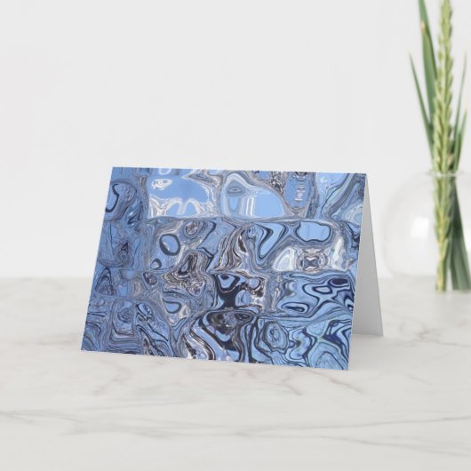 "ICE BLUE" NB Kaart (Voorkant)