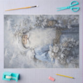 Ice Blue Santa Tissuepapier (Craft)