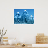 Ice Blue Sky Poster (Keuken)