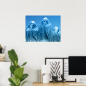 Ice Blue Sky Poster (Thuiskantoor)
